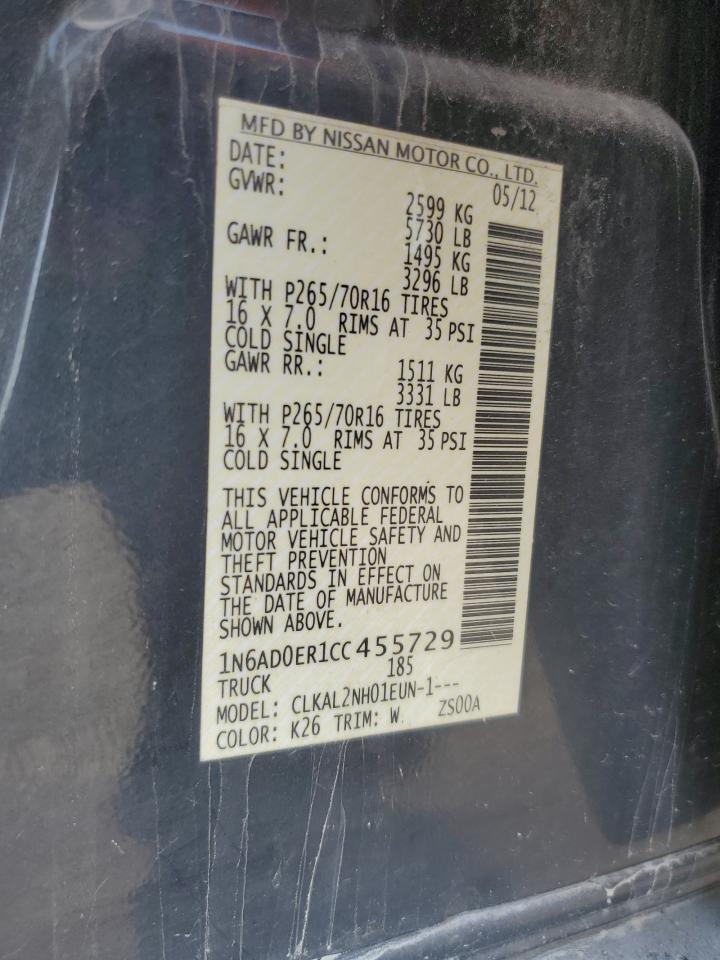 2012 NISSAN Frontier
