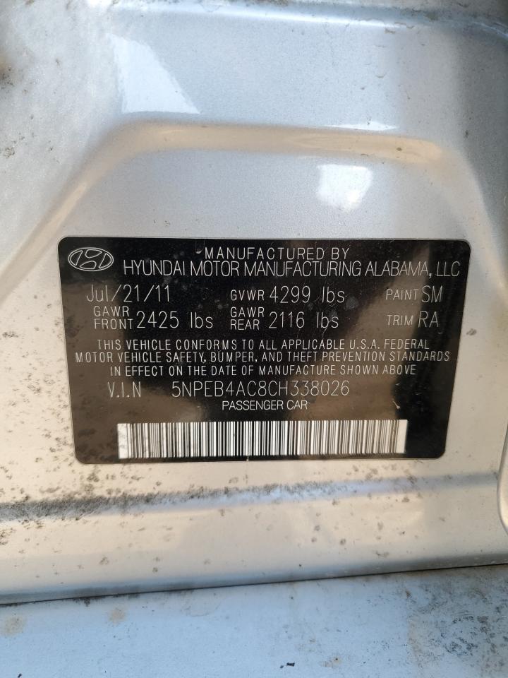 2012 HYUNDAI SONATA