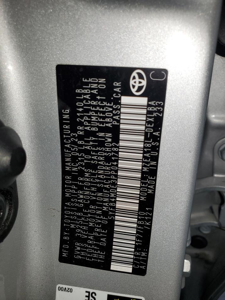 2023 TOYOTA COROLLA