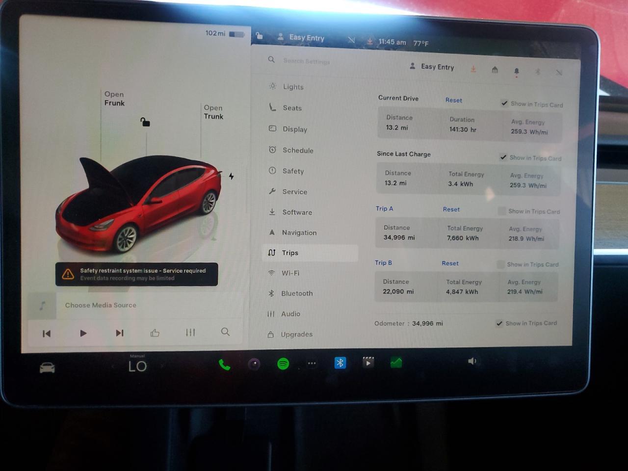 2022 TESLA MODEL 3