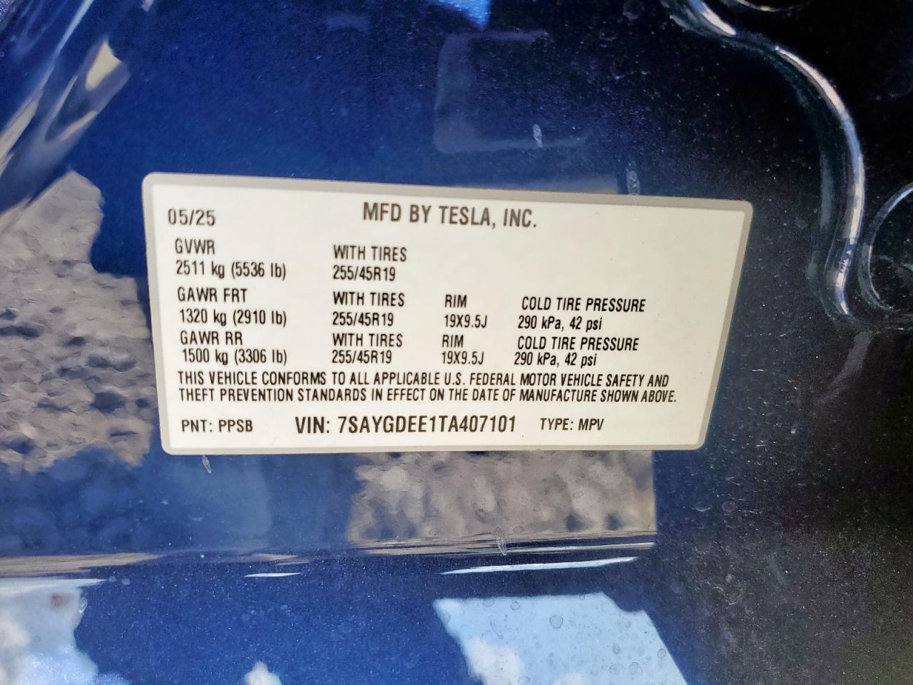 2026 TESLA MODEL Y