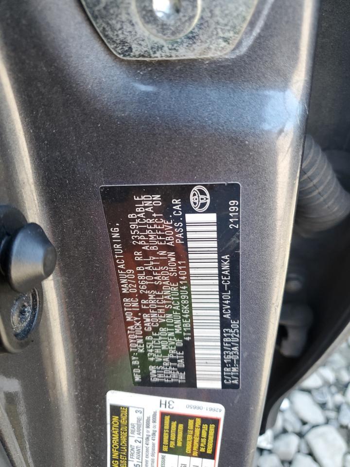 2009 TOYOTA CAMRY