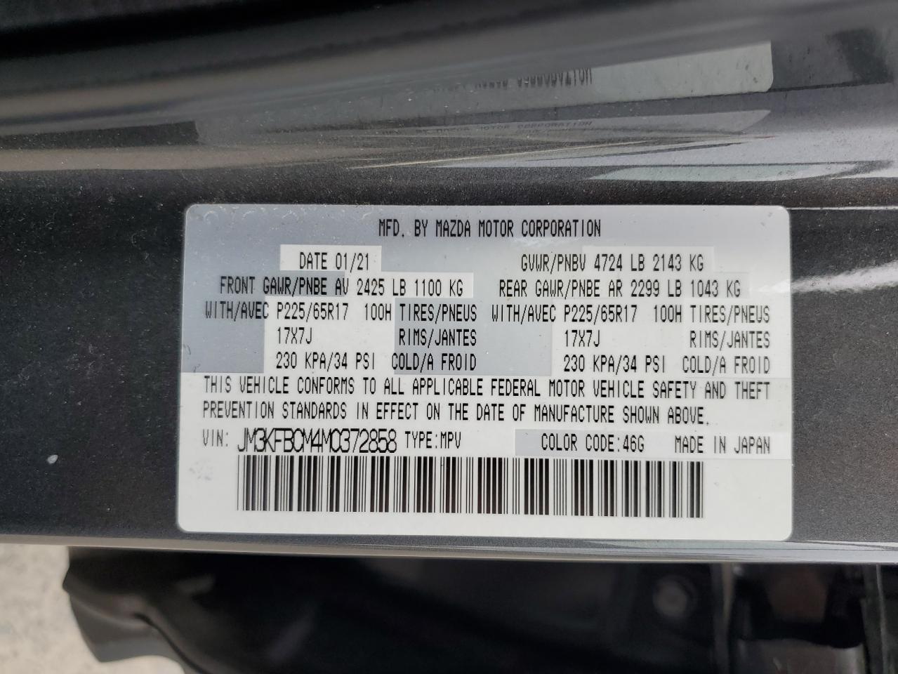 2021 MAZDA CX-5