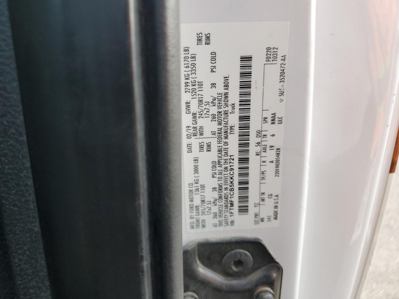 2019 FORD F-150