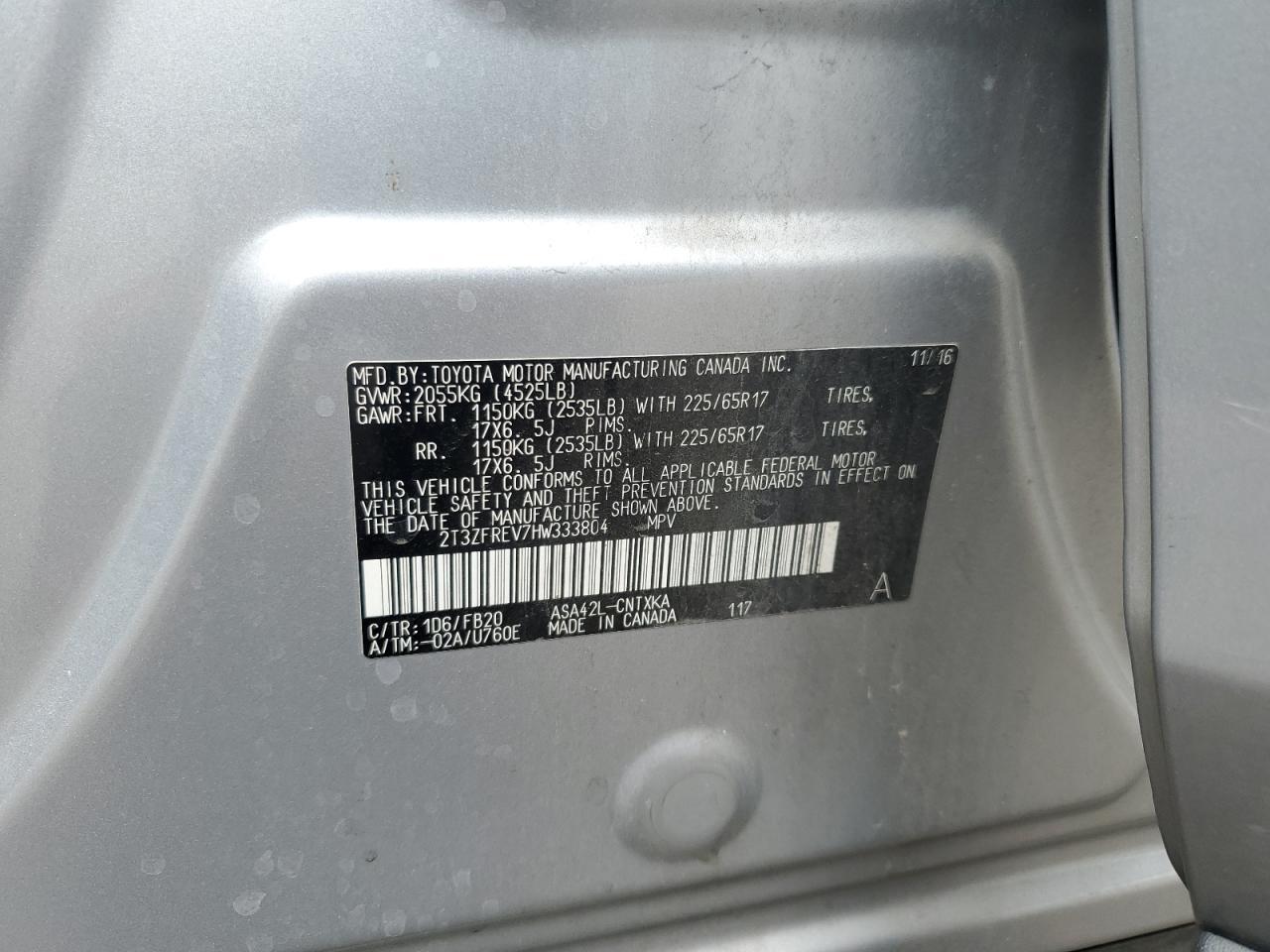 2017 TOYOTA RAV4