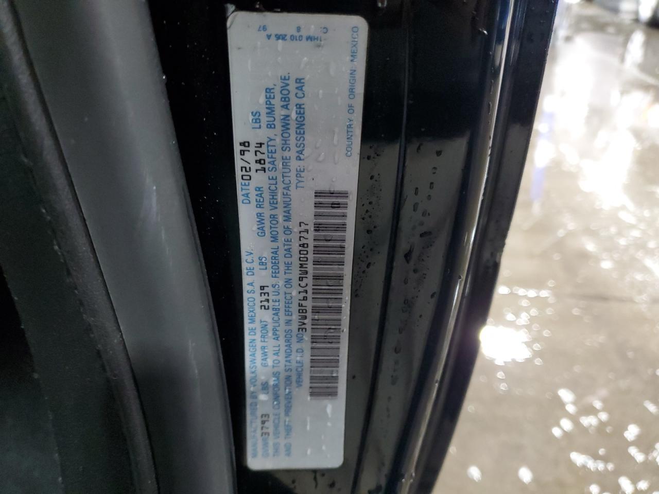 1998 VOLKSWAGEN Beetle