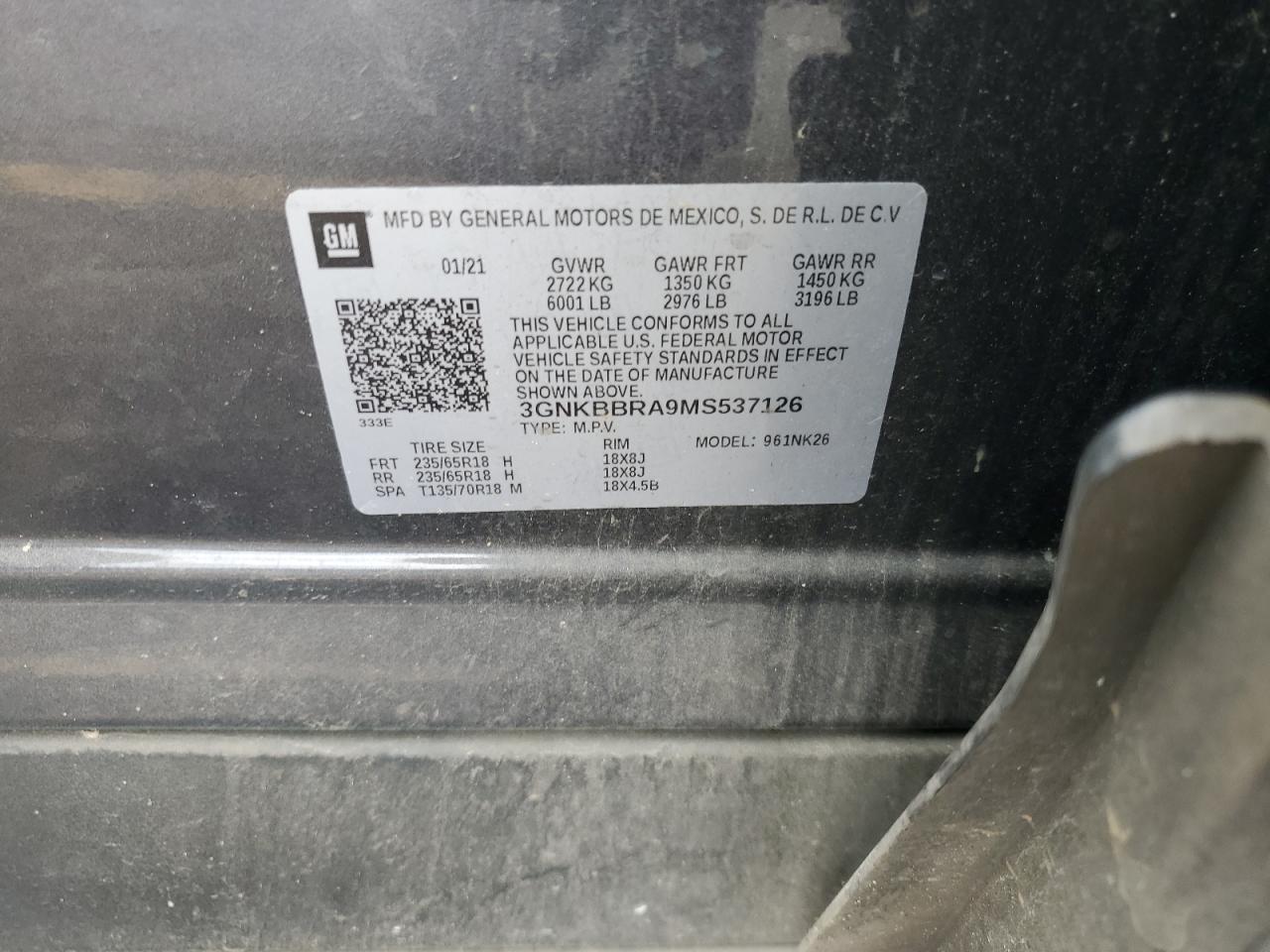 2021 CHEVROLET BLAZER