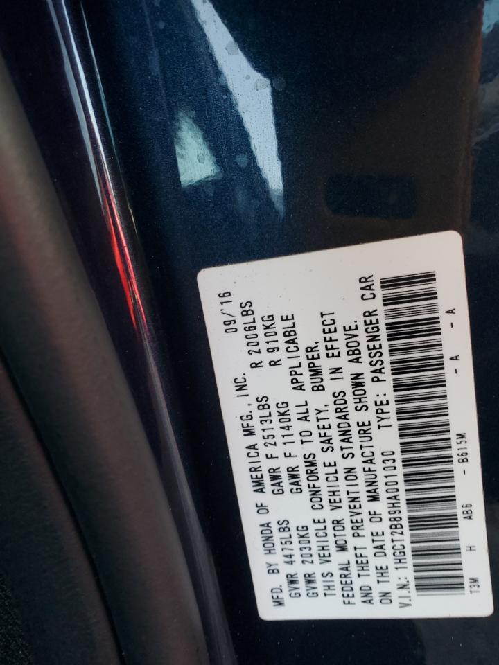 2017 HONDA ACCORD