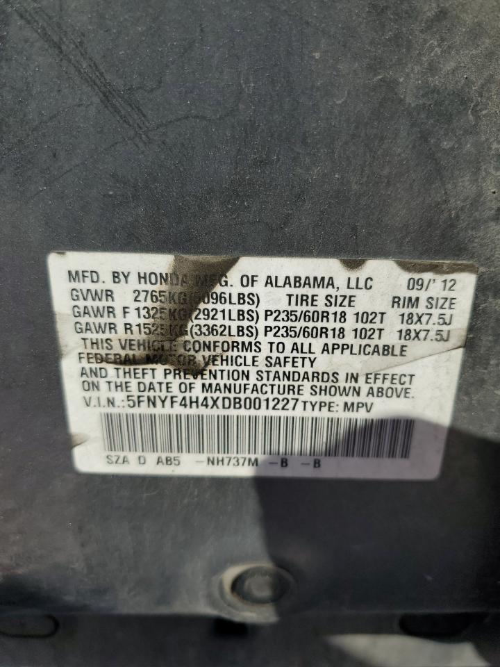 2013 HONDA PILOT