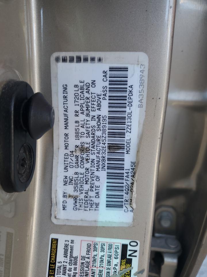 2005 TOYOTA COROLLA