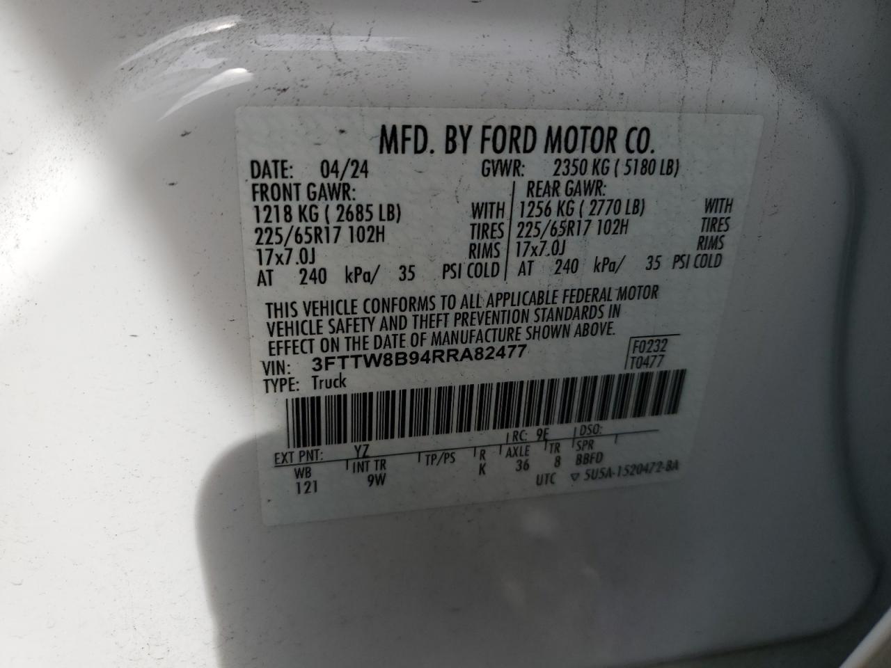 2024 FORD Maverick