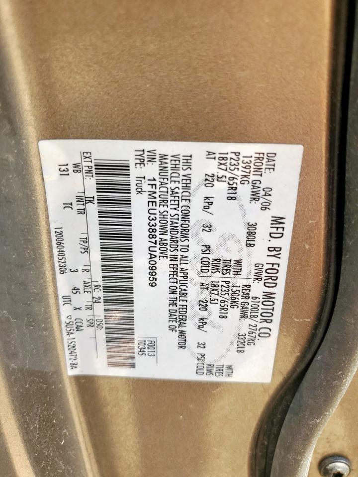 2007 FORD Explorer Sport Trac