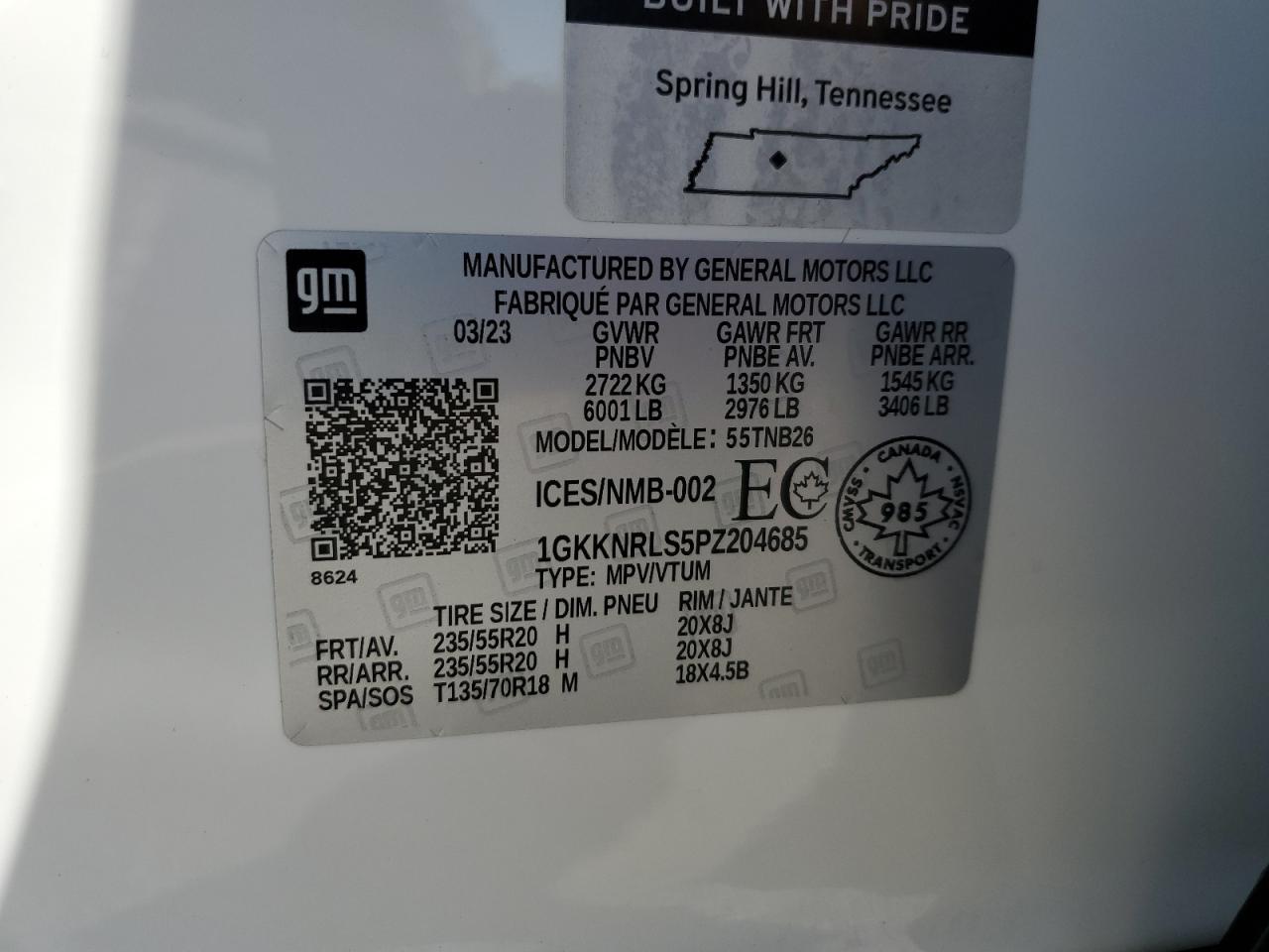 2023 GMC ACADIA