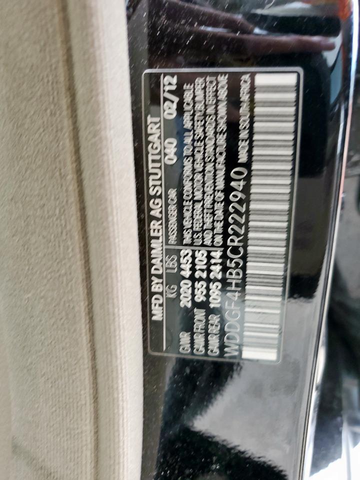 2012 MERCEDES-BENZ C-CLASS