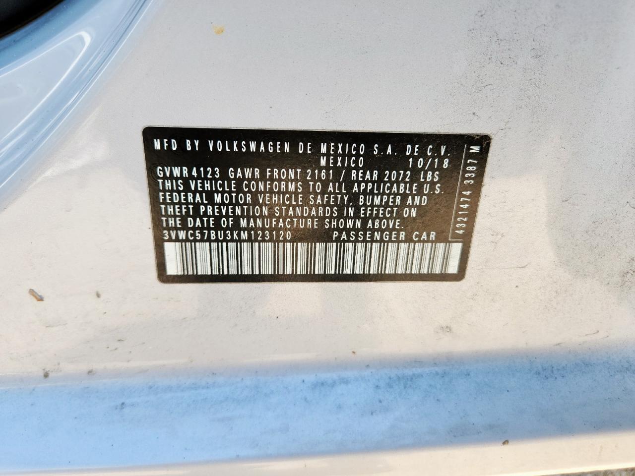 2019 VOLKSWAGEN JETTA