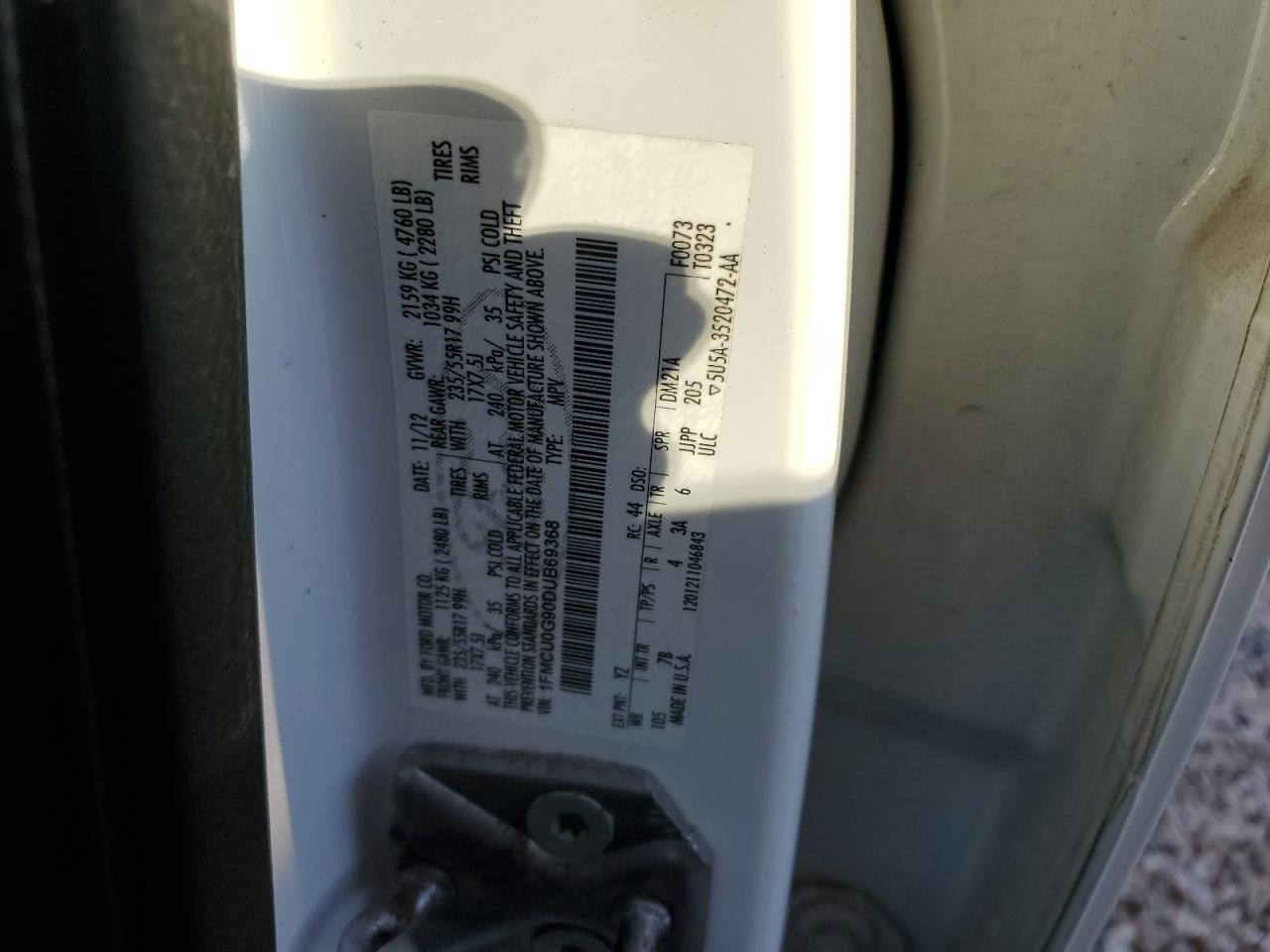 2013 FORD ESCAPE