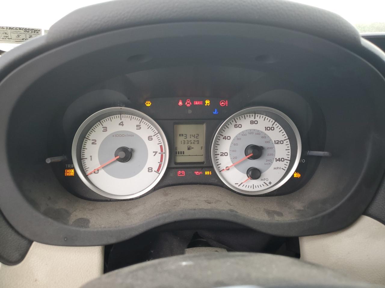 2012 SUBARU IMPREZA
