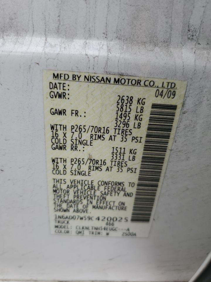 2009 NISSAN Frontier