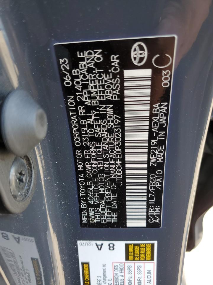 2023 TOYOTA COROLLA