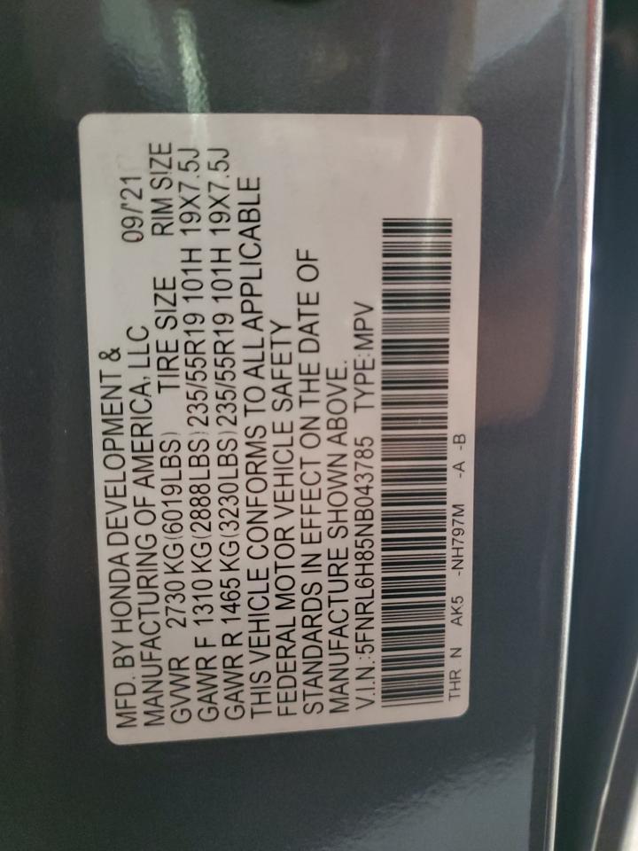 2022 HONDA ODYSSEY