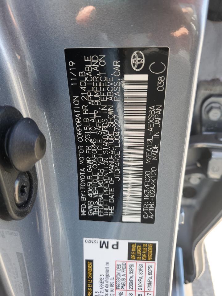 2020 TOYOTA COROLLA