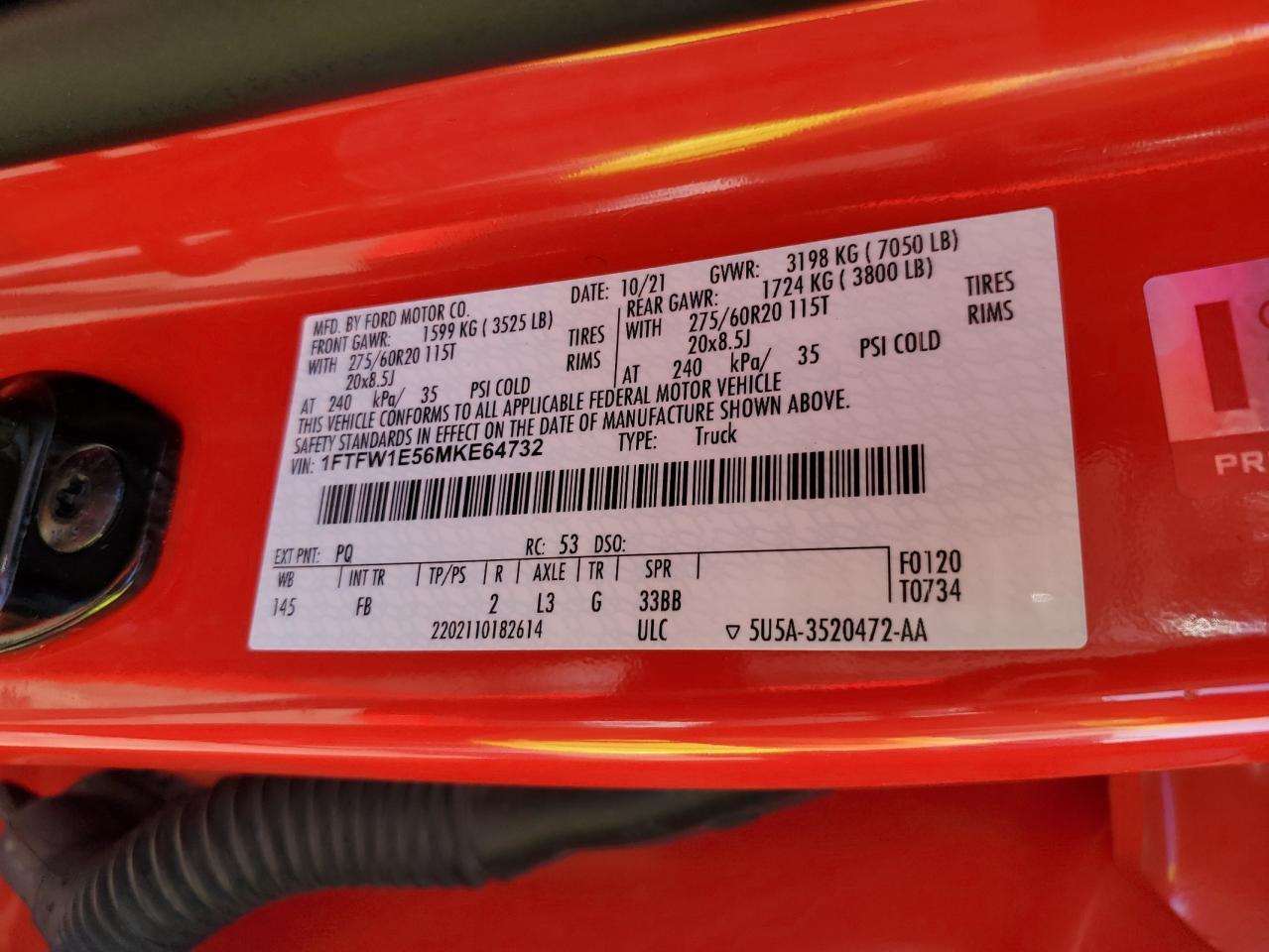 2021 FORD F-150