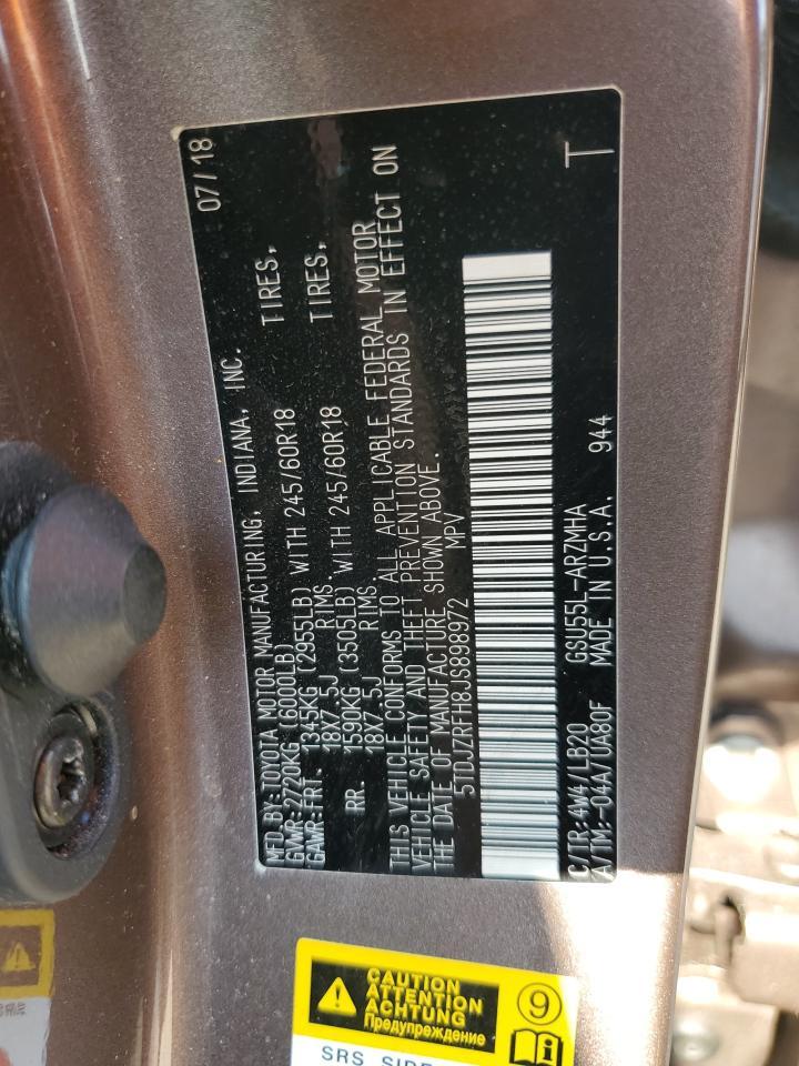 2018 TOYOTA HIGHLANDER
