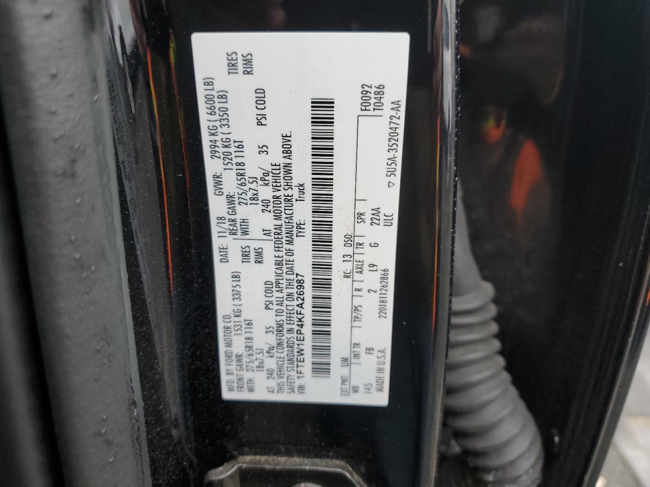 2019 FORD F-150