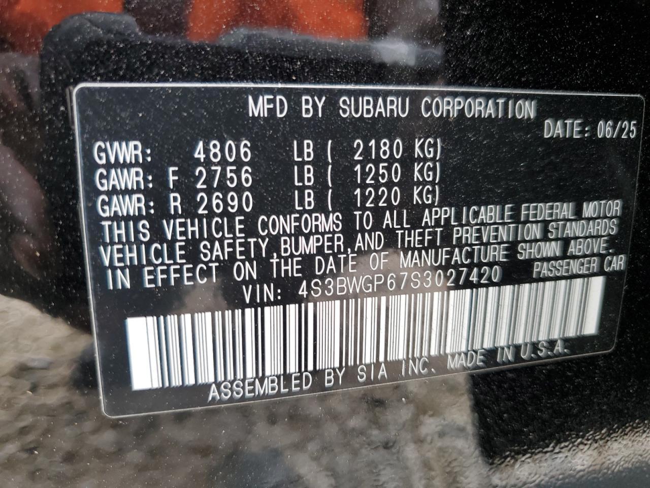 2025 SUBARU Legacy