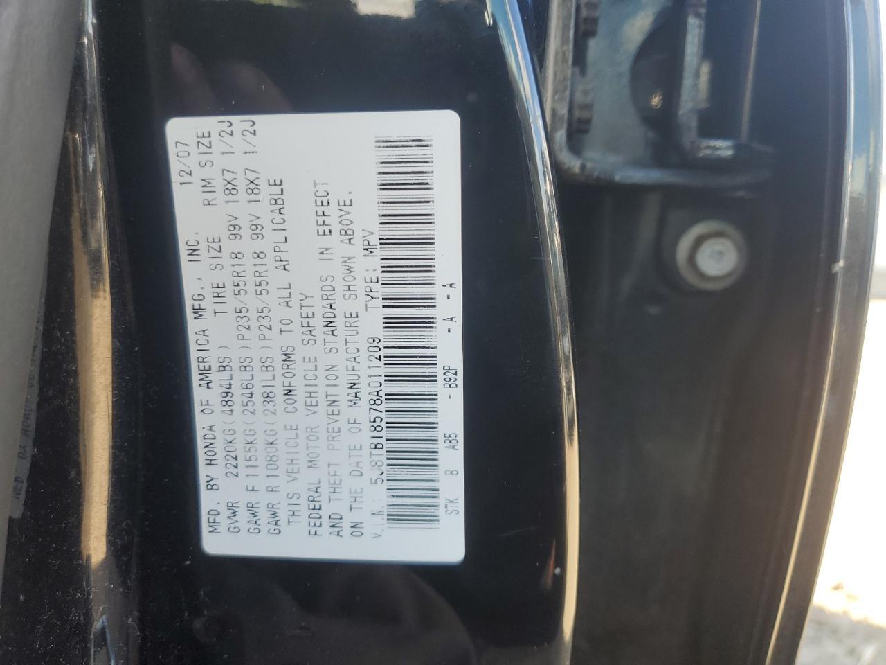 2008 ACURA RDX