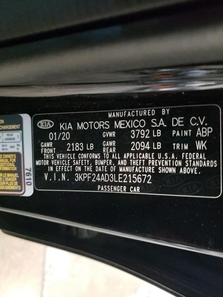2020 KIA FORTE