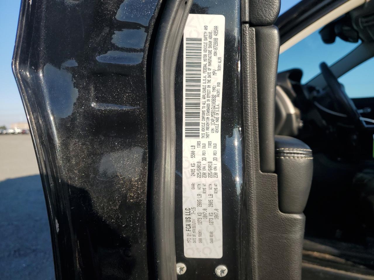 2016 JEEP CHEROKEE