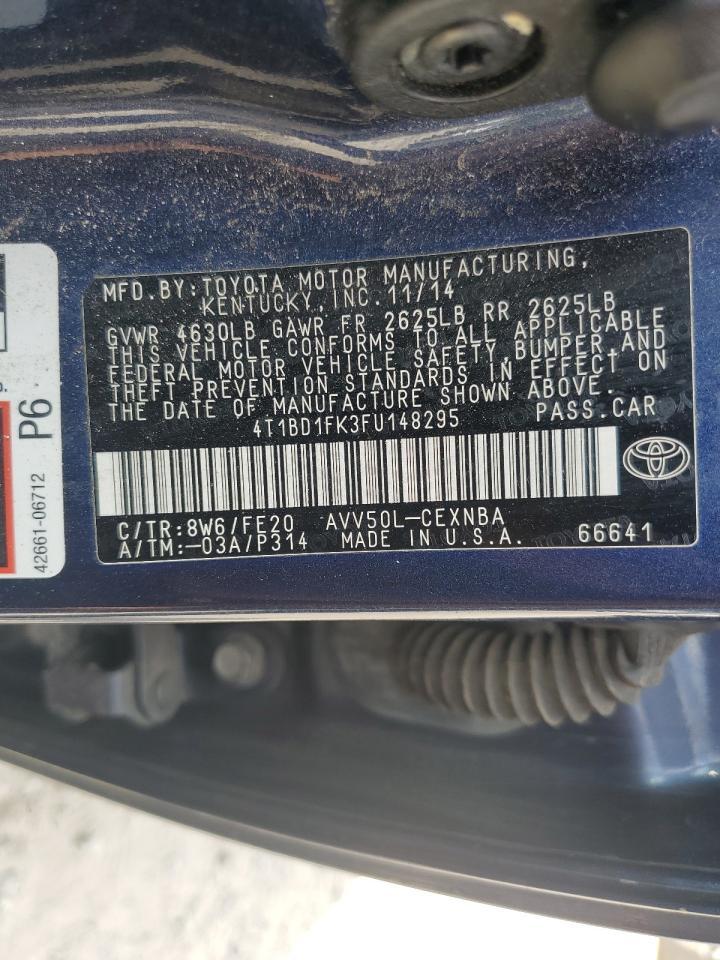 2015 TOYOTA CAMRY