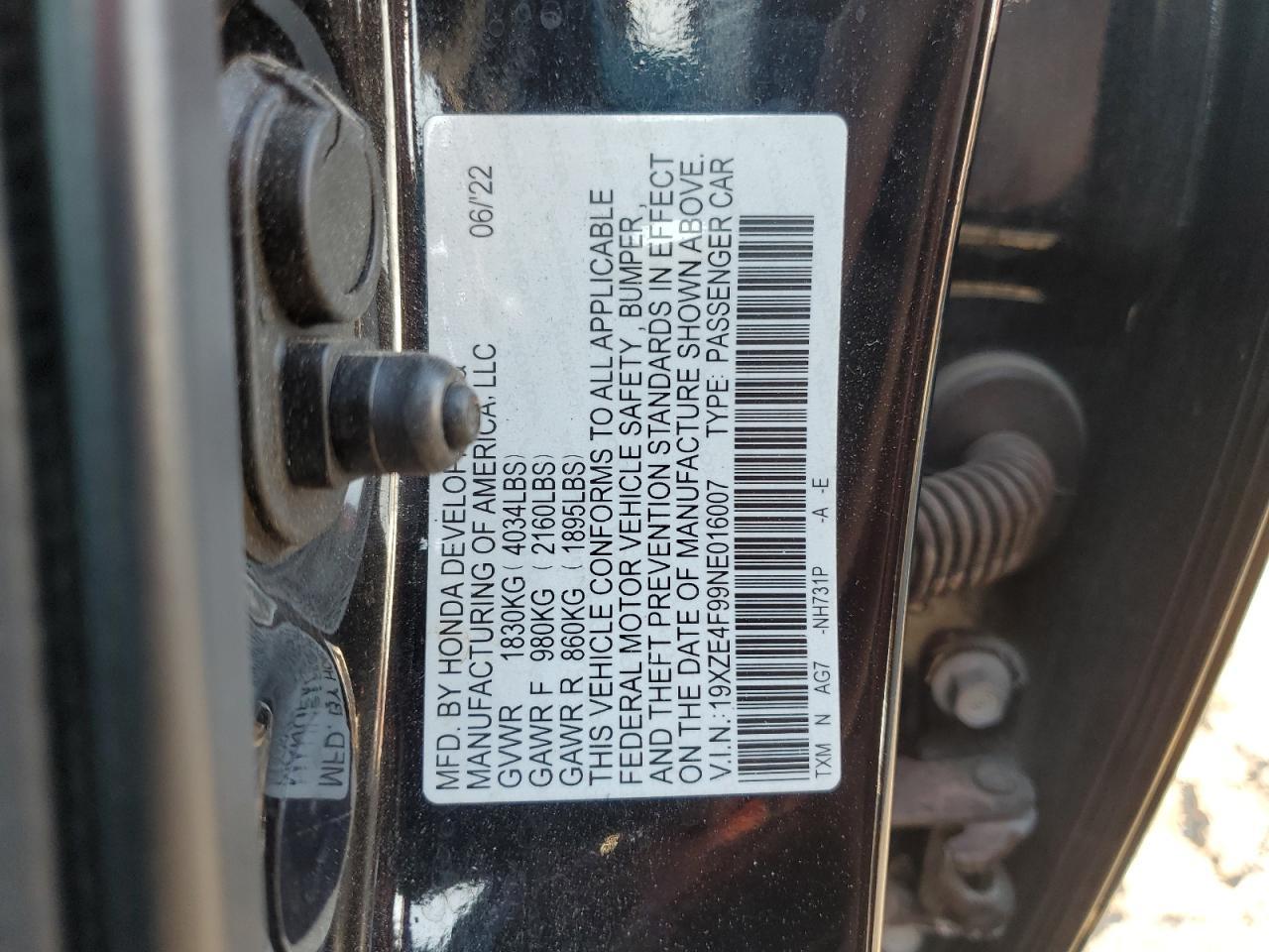 2022 HONDA Insight