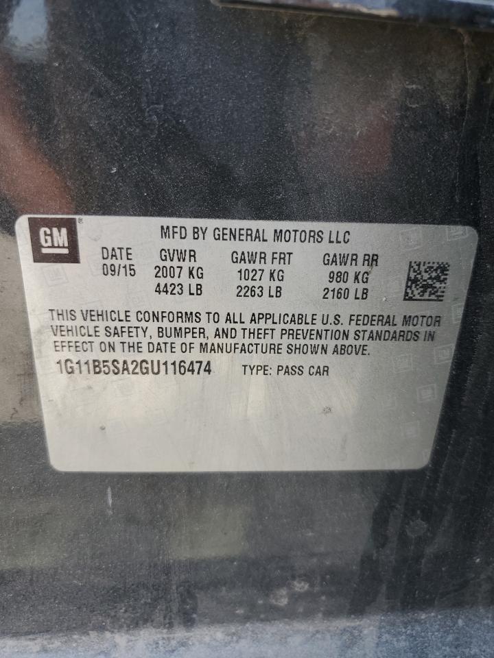 2016 CHEVROLET Malibu Limited