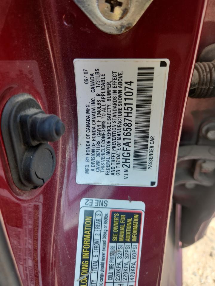 2007 HONDA CIVIC