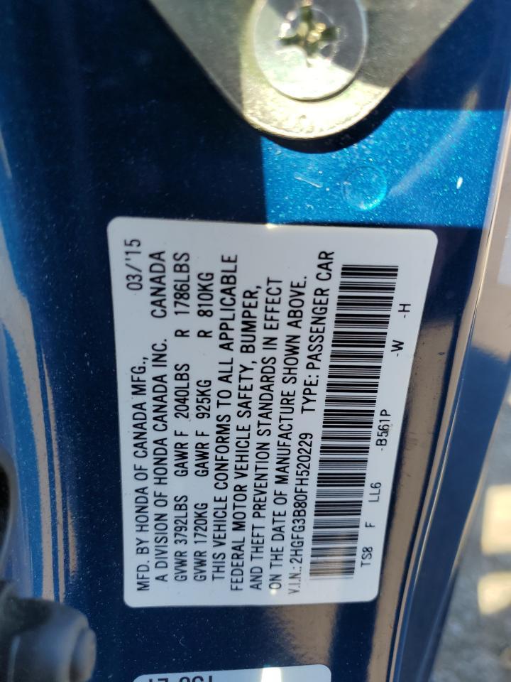 2015 HONDA CIVIC