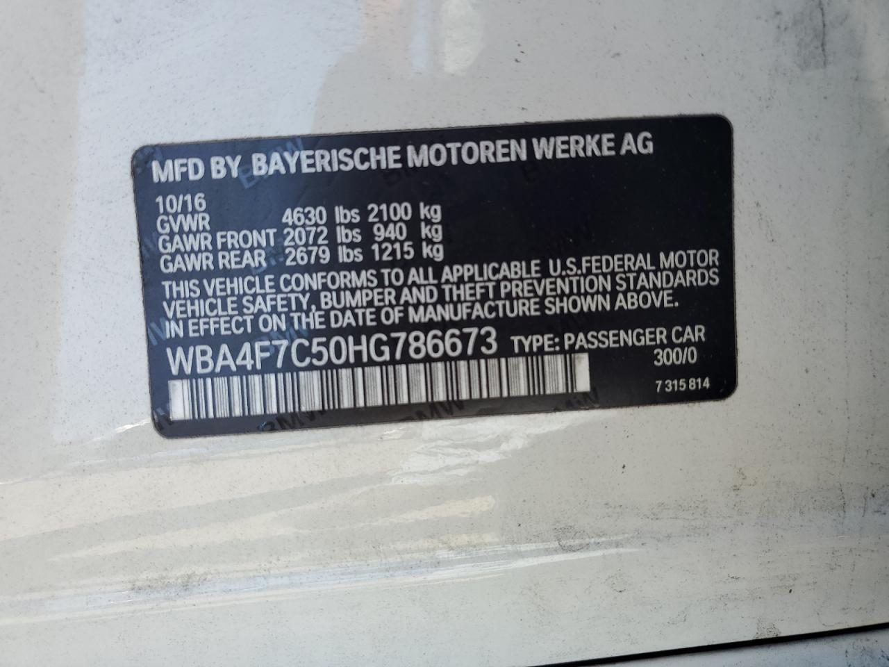 2017 BMW 4 Series