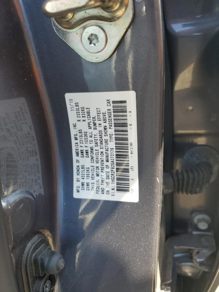 2016 HONDA ACCORD