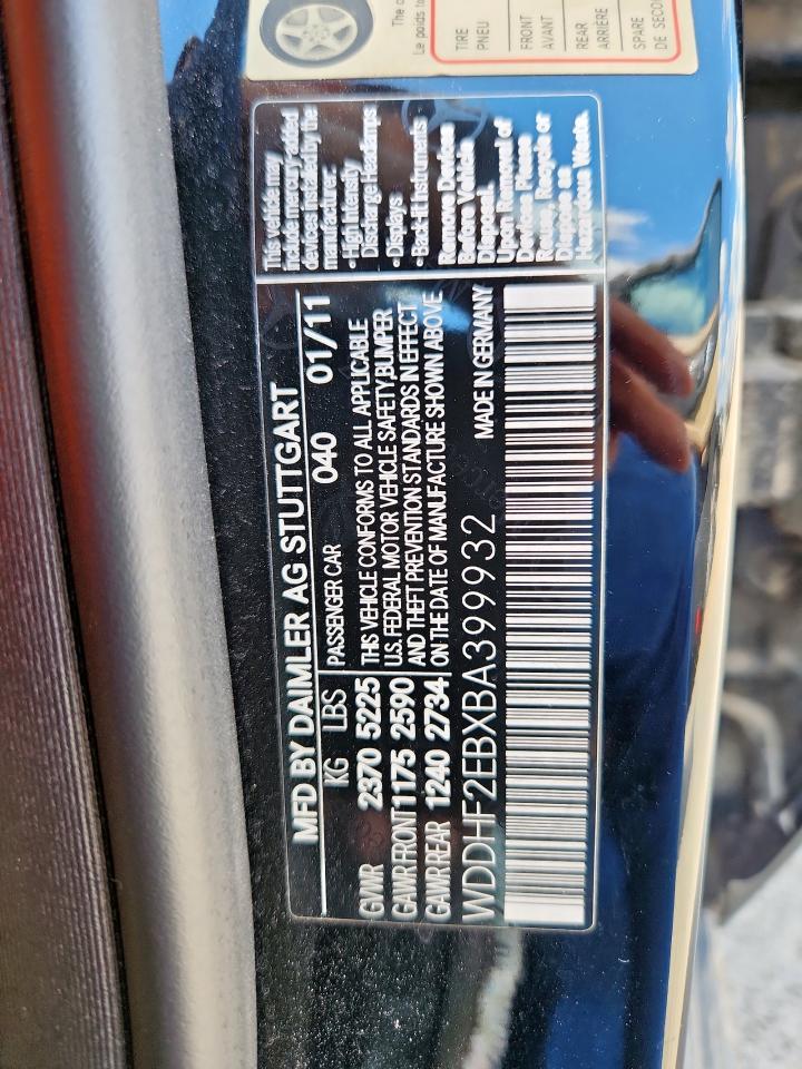 2011 MERCEDES-BENZ E-Class