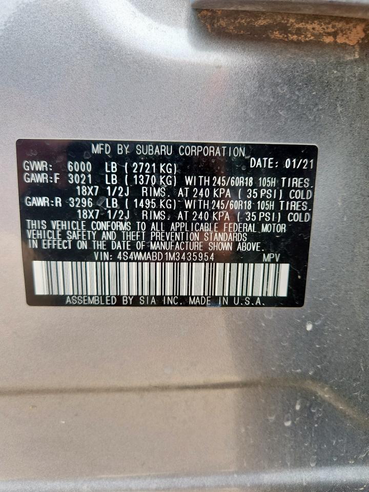 2021 SUBARU Ascent