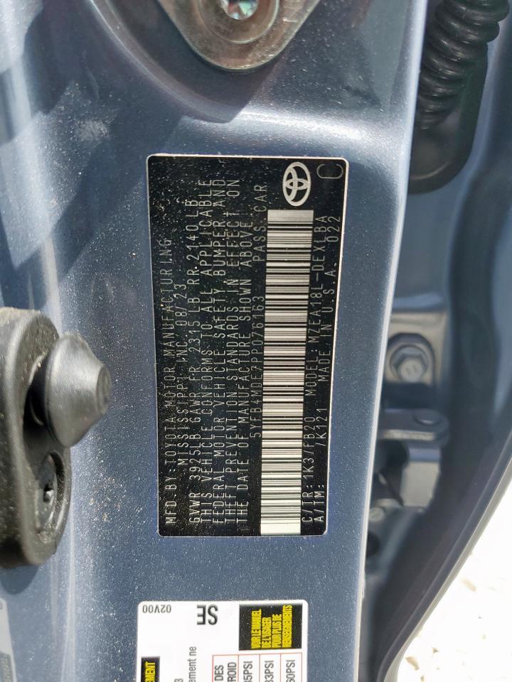 2023 TOYOTA COROLLA