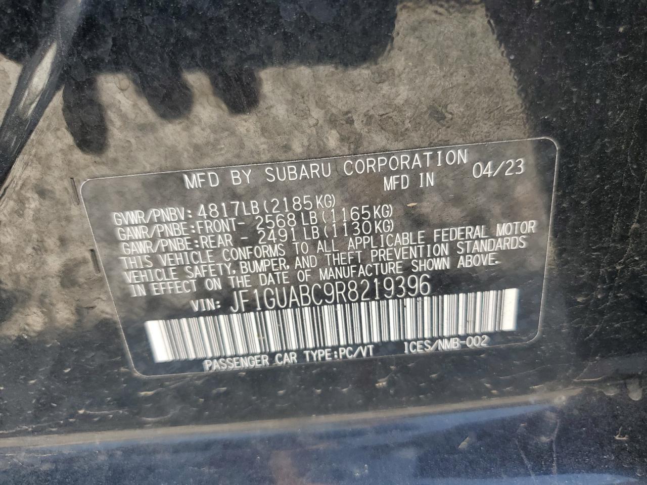 2024 SUBARU IMPREZA