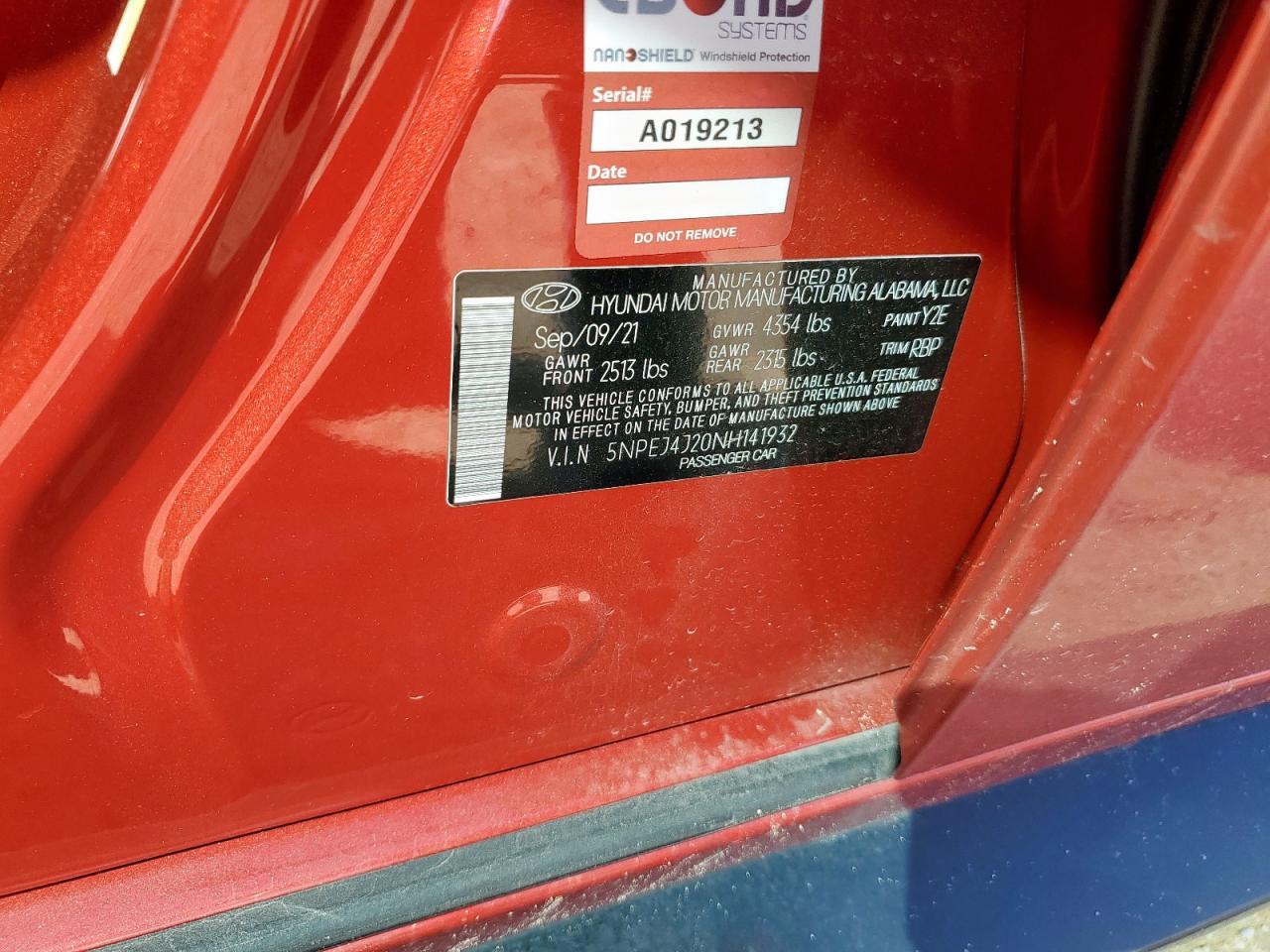 2022 HYUNDAI SONATA