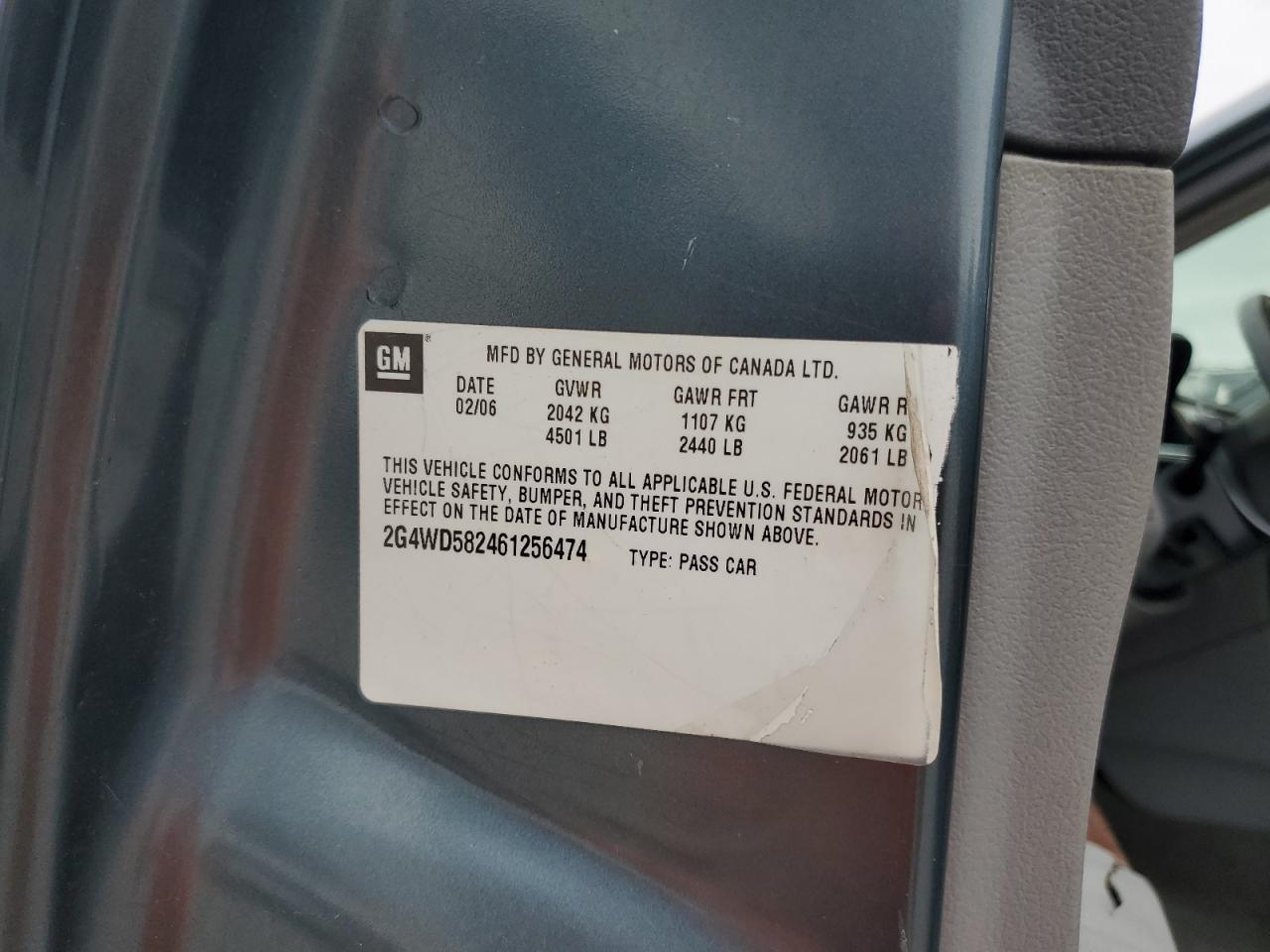 2006 BUICK LACROSSE
