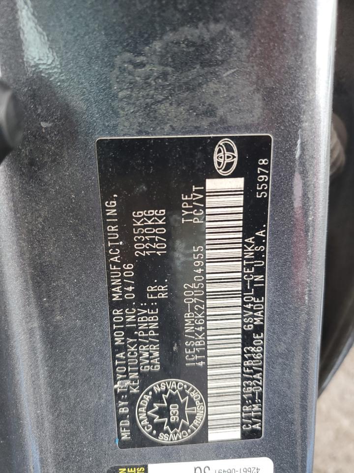 2007 TOYOTA CAMRY