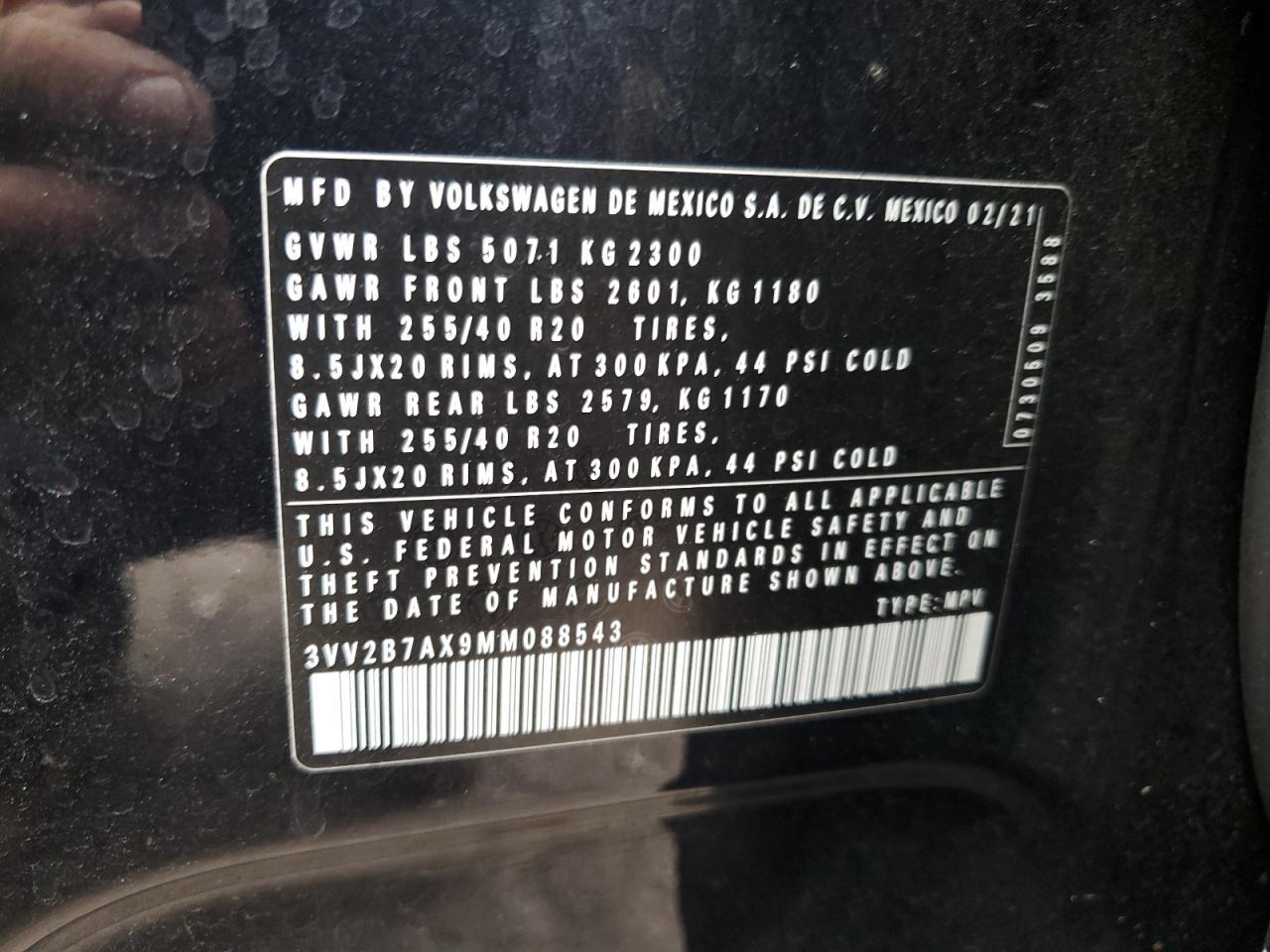 2021 VOLKSWAGEN TIGUAN