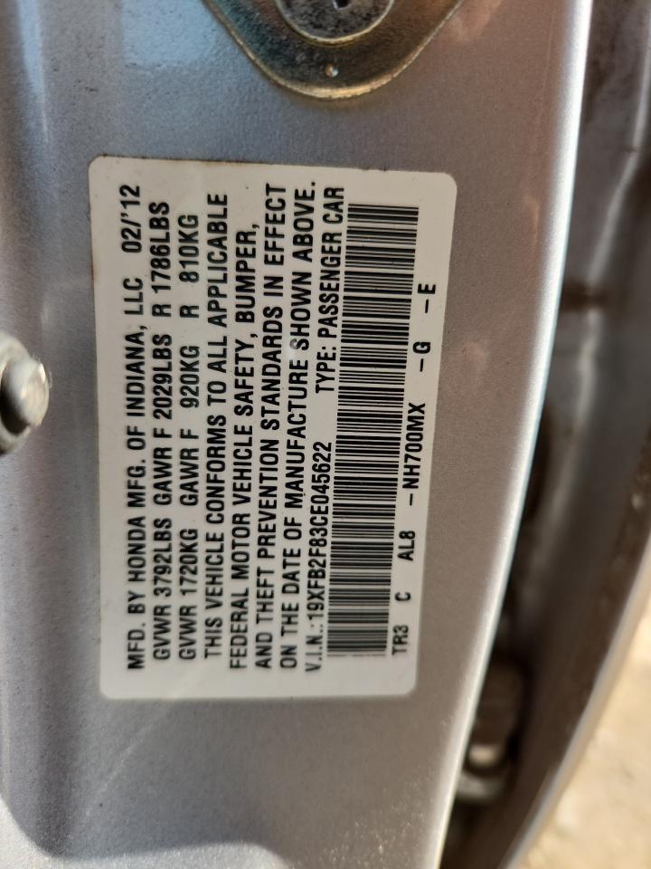 2012 HONDA CIVIC