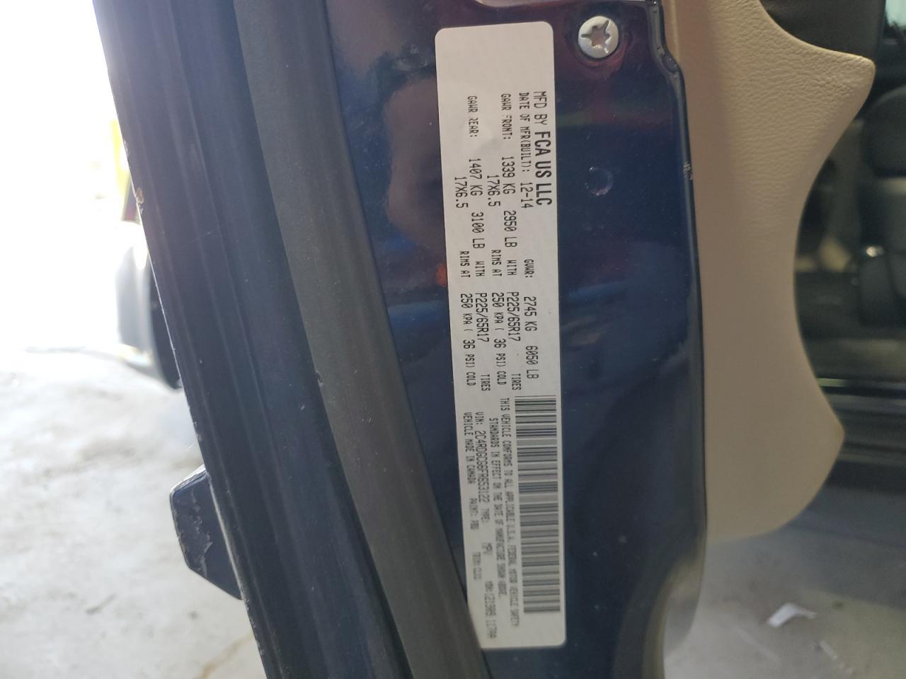 2015 DODGE GRAND CARAVAN