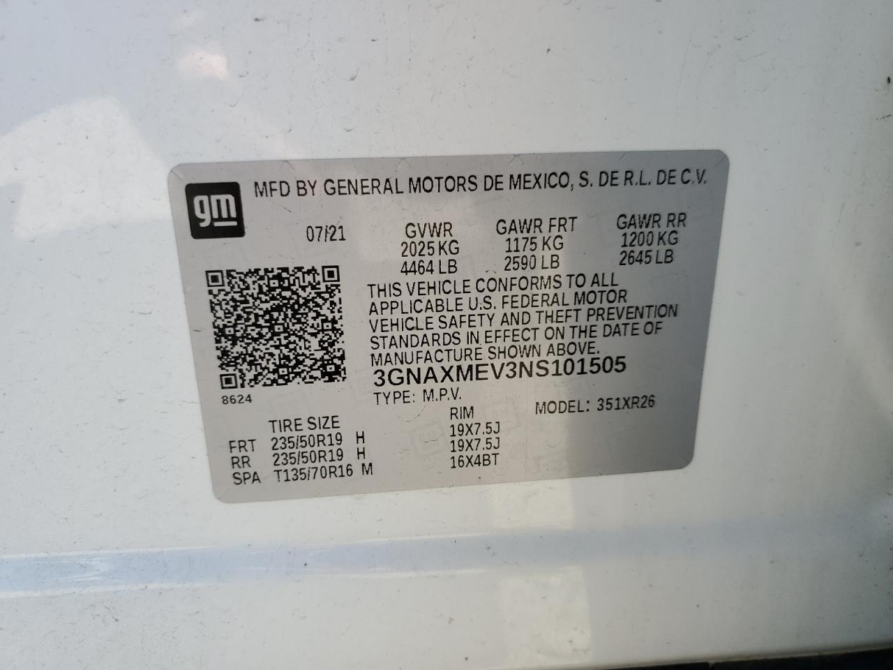 2022 CHEVROLET EQUINOX